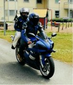 Bea å jag på hojjen.JPG