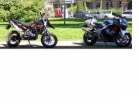 mina ktm min gamla gixer.JPG