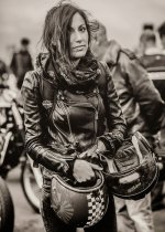 Mercenary Garage Dublin Ireland Custom Motorcycle Workshop Cafe Racer Girl Style.jpg