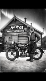DALL·E 2023-10-30 07.50.52 - Black and white vintage photo of a proud man standing next to the...png