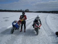Roffe and Peter Bergström doing iceracing.JPG